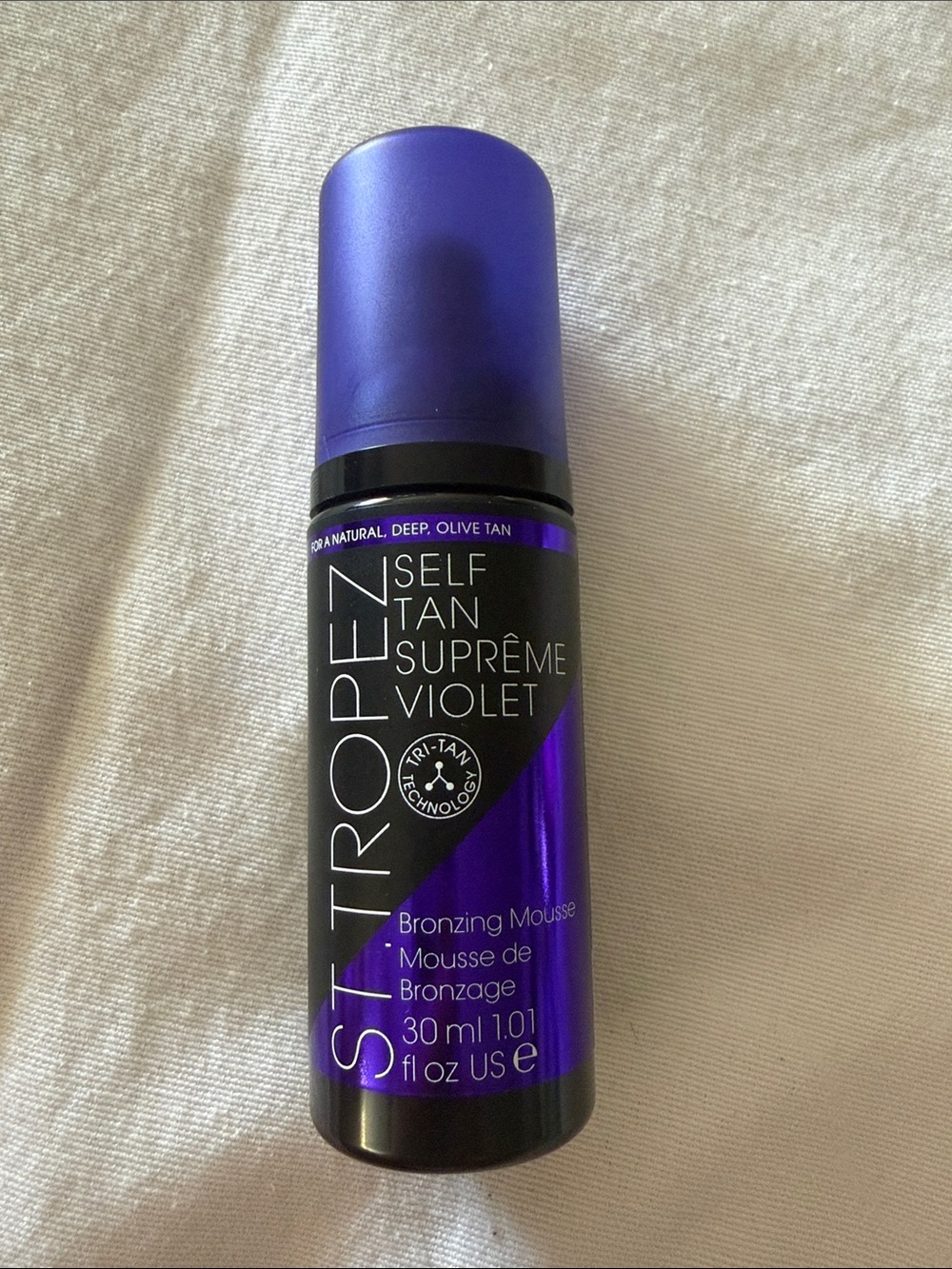 St. Tropez Violet Bronzing Mousse Bottle - Purple & Black